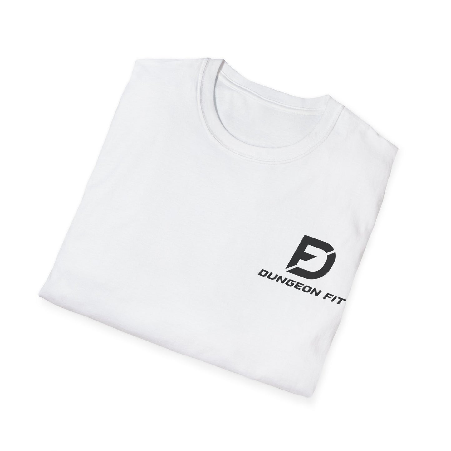 Dungeon Fit Softstyle T-Shirt - Gym Vibes Dumbbells Headphones