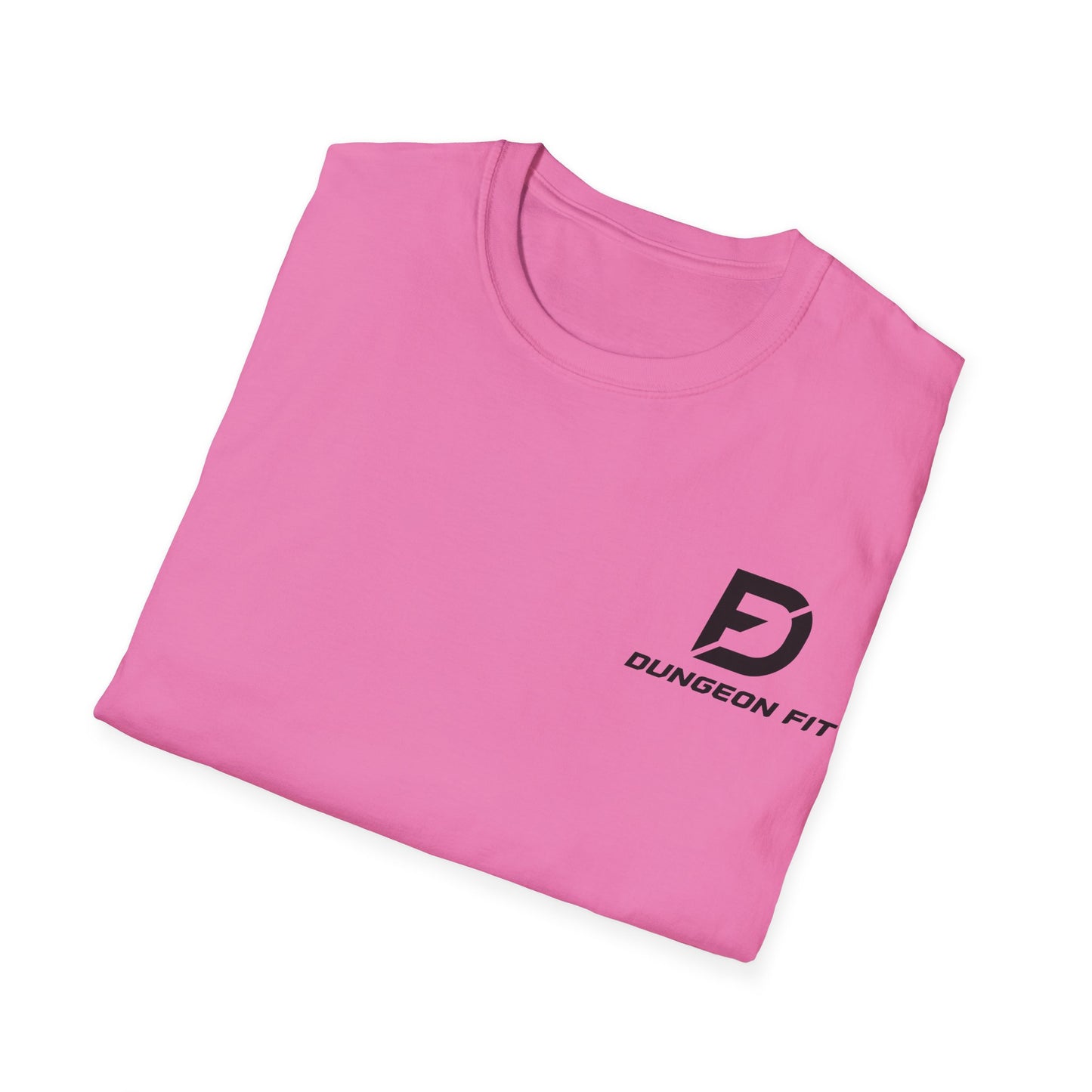 Dungeon Fit Softstyle T-Shirt - Gym Vibes Dumbbells Headphones